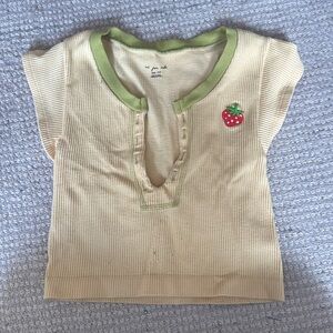 Urban Outfitters Ribbed V Neck